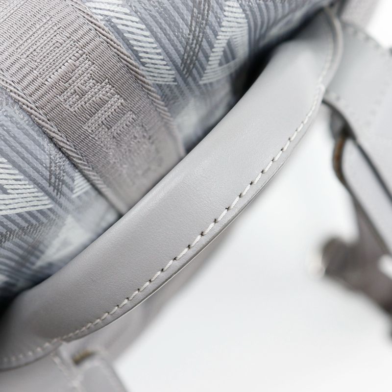 Dior Christian Dior HIT THE ROAD Backpack 1esba021cdp PVC Gray Men's Backpack/da