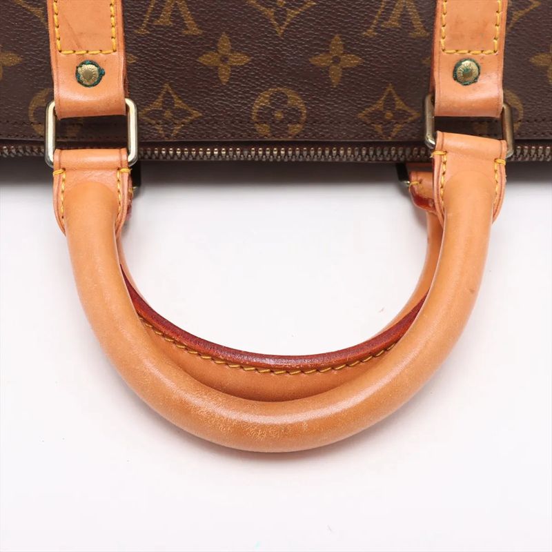 Louis Vuitton Monogram Keepall 50 M41426 Leather Boston Bag Business Travel