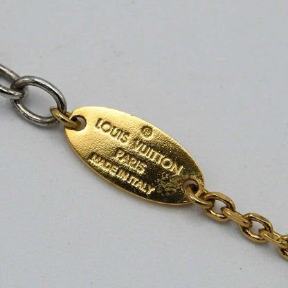 Louis Vuitton LV Necklace M68074 Gold Color And Silver Color Combination