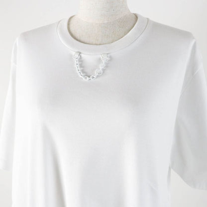 Louis Vuitton 23SS Cropped Box Silhouette Short-sleeved T-shirt White L Made