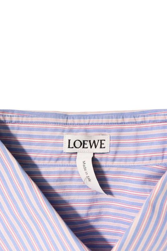 Loewe H2199842cg Paisley Switched Stripe Long Sleeve Shirt Men 39
