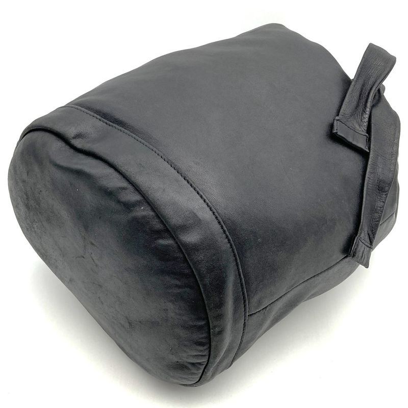 Gucci 003 0257 Bon Sac One Shoulder Body Bag With Vintage Pouch Leather Black