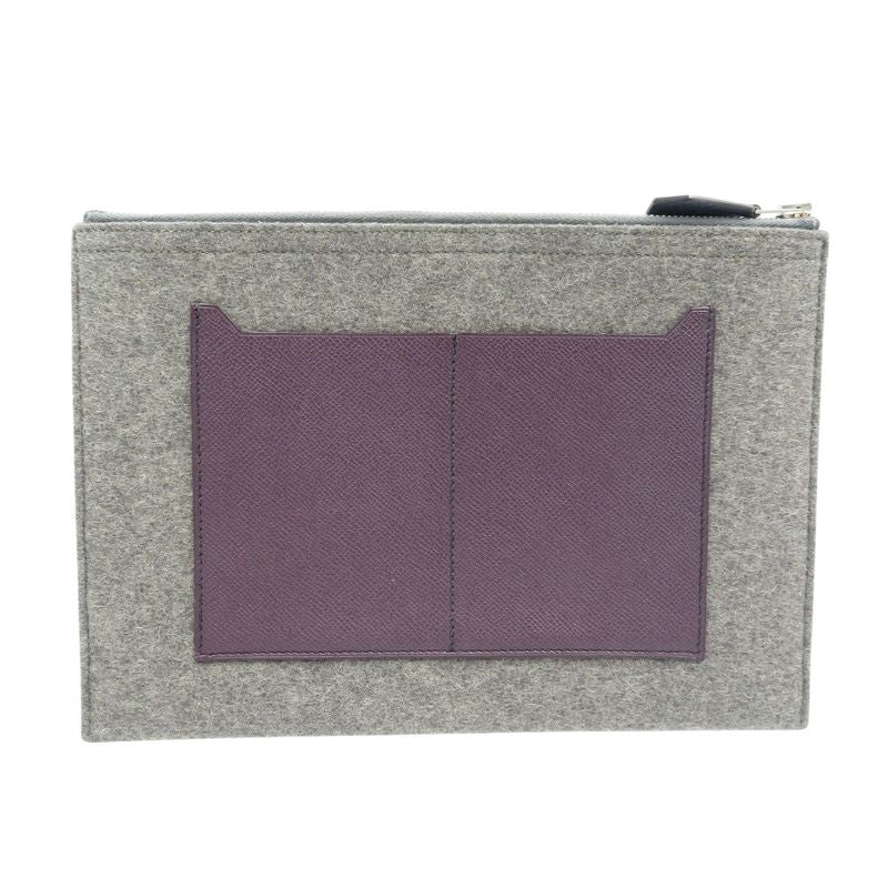 Hermes Toudou 29 Vaux Epson Felt Silver Hardware Grimoire Blue Indigo Lesan D