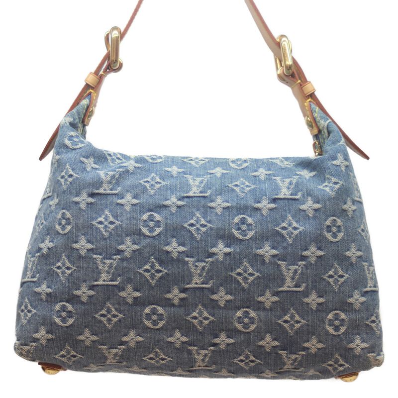 Louis Vuitton 05 M95049 Monogram Denim Baggy PM Long Strap