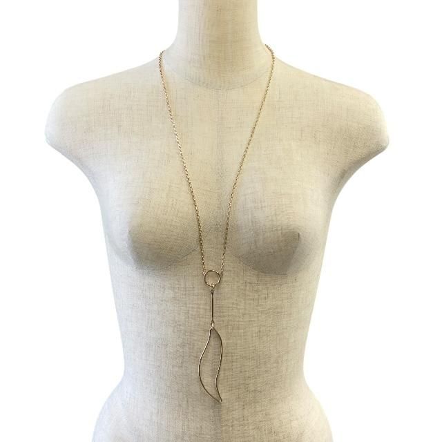 Christian DIOR Necklace Pendant Accessories Jewelry Small Item GP Gold