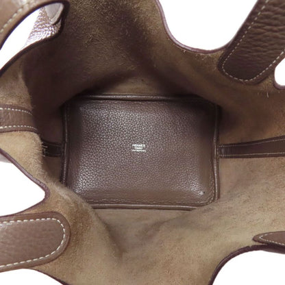 Hermes Picotin Lock PM Etape Silver Hardware Handbag Taurillon Women