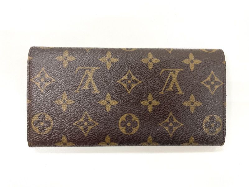 Louis Vuitton Monogram Portefeuille Emilie Zipper Long Wallet M60137 Brown And
