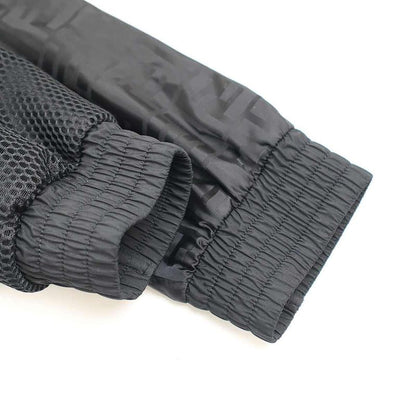 Fendi Ff Logo Stripe Nylon Blouson Faf577 Abtb Black XS