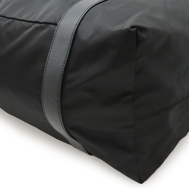 Prada Triangle Logo Boston Bag Travel Bag Travel Cabasn Large Tote Nylon