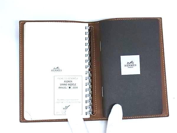 Hermes Agenda GM Courchevel Silver Hardware Notebook Schedule Book