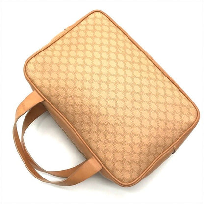 Celine Vintage Hand Bag Macadam Leather Light Brown