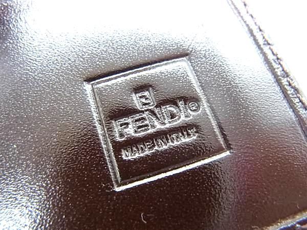 Bound With Fendi Zucca Pattern Nylon Canvas And Leather Wallet Brown Fa7151