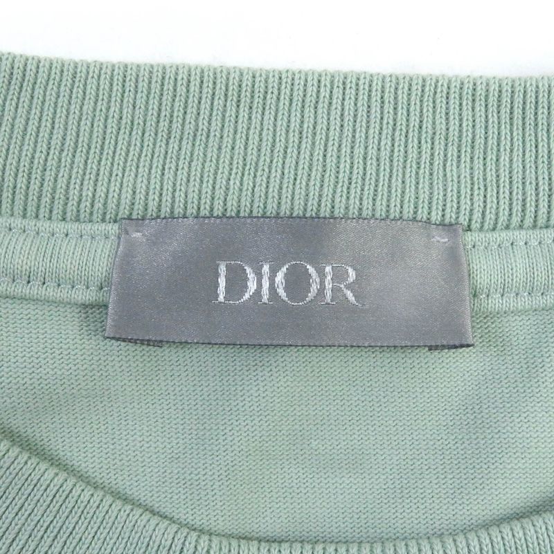 DIOR Homme 22SS 293j659a0554 Cotton Compact Jersey Relaxed Fit Logo Embroidery