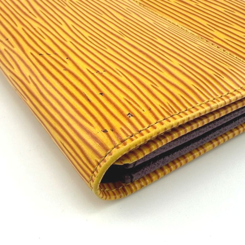 Louis Vuitton M63579 Epi Trifold Long Wallet Portmonnais Cles Di Long Wallet
