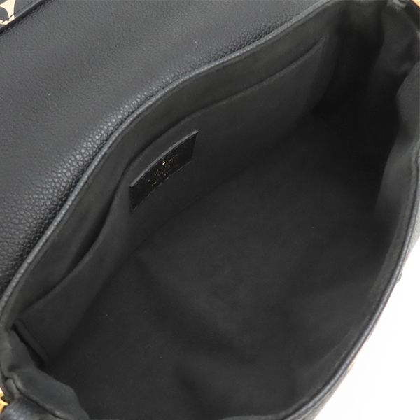 Louis Vuitton 2way Bag Favorite Nm Monogram Giant Black and Beige Gold Hardware
