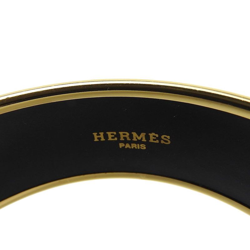 Hermes Emile Bangle Bracelet X Engraved Jewelry Small Accessories Horse