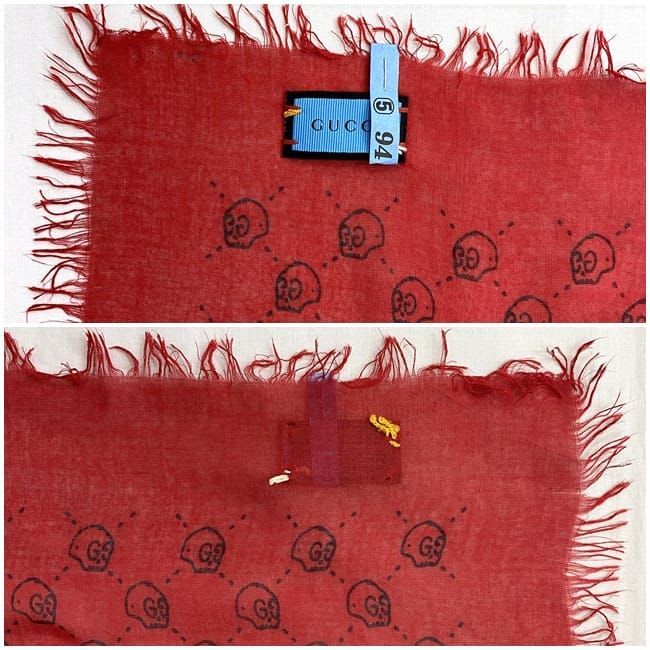 Gucci Shawl Red Ghost
