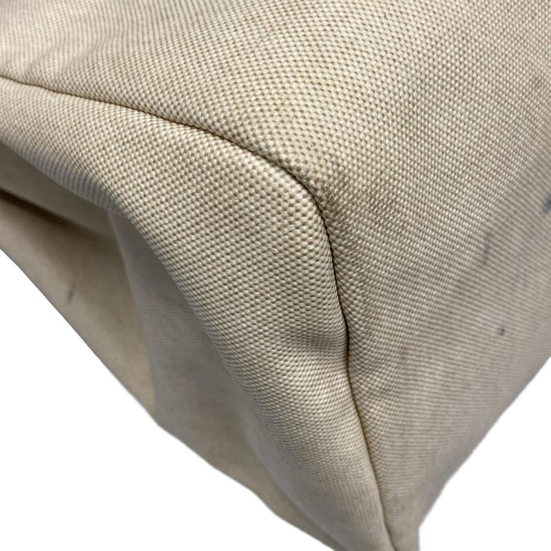 Hermes Handbag Herbag GM Ivory X Light Brown Silver Hardware Leather