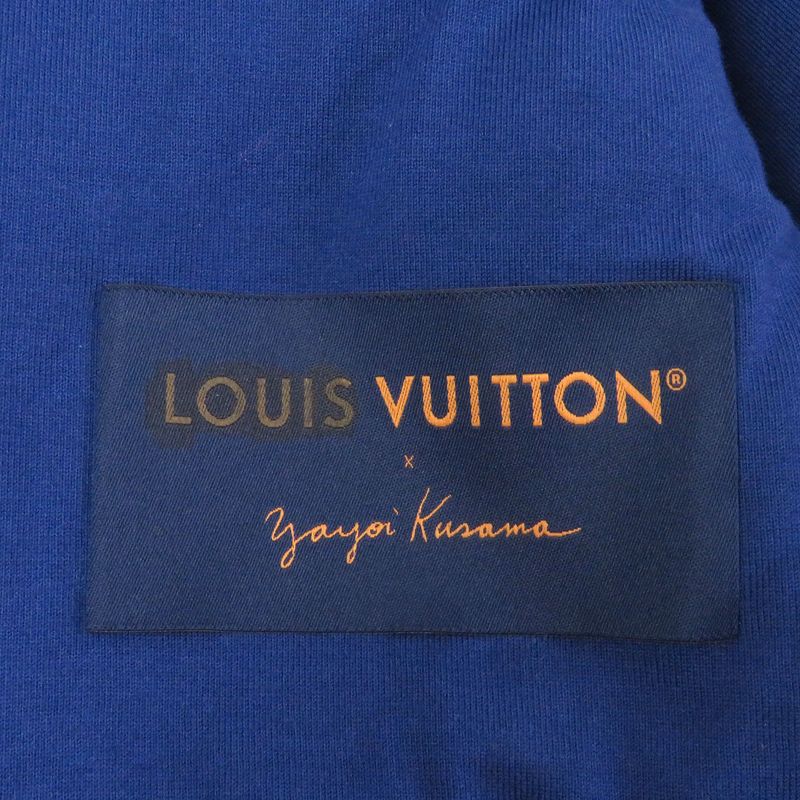 Louis Vuitton Yayoi Kusama 23AW Face Zip-up Fleece Jacket Blouson Blue XS Made