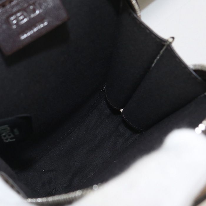 Fendi Orlok 8av416 Body Bag Leather Jacquard Women