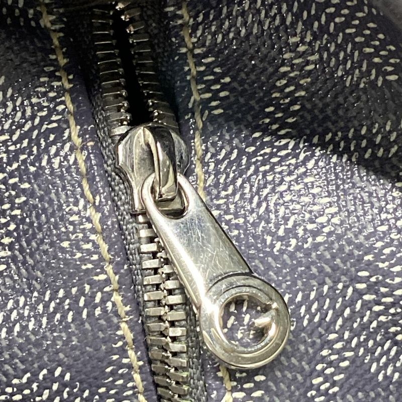 Goyard Handbag Artois PM Dark Gray With Initials Leather