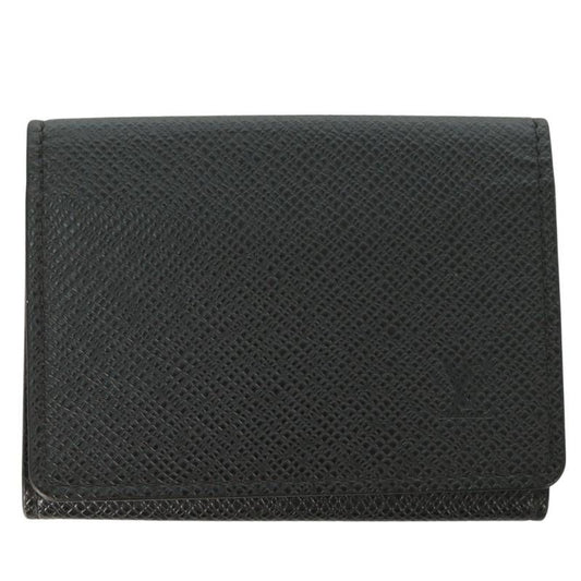 Louis Vuitton M30922 Enveloppe Carte De Visite Taiga Ardoise Card Case For Men