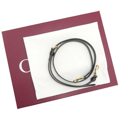 Gucci 2way Bag GG Super Mini Bag Leather Black Gold Hardware Black Handbag