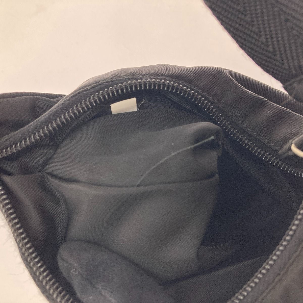Prada Handbag Mini Handbag Triangle Logo Plate Mv515 Black