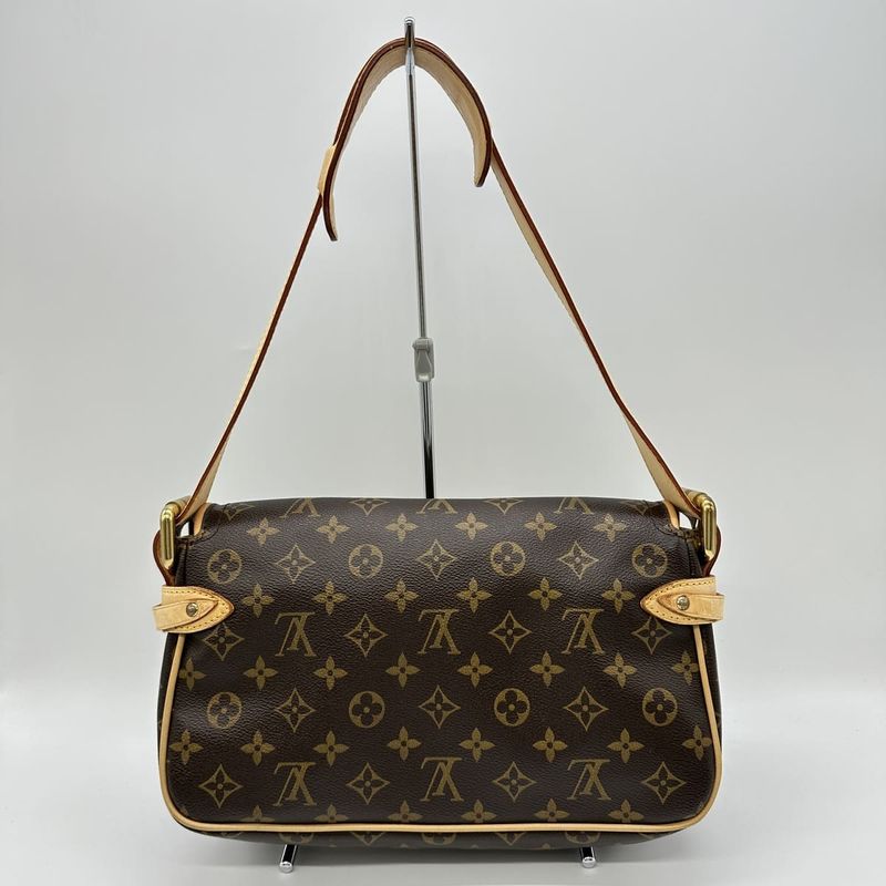 Louis Vuitton M40027 Shoulder Bag Hudson PM Brown Monogram Ladies Men