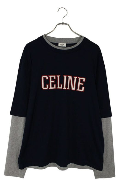 Celine 25SS Rx06n671q Layered Loose Long Sleeve Cut And Sewn Men's L