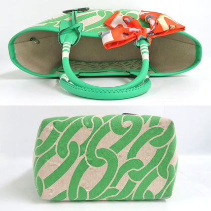 Hermes Sac Steeple 25 H084533ckaa Vert Comics Tote Bag Green