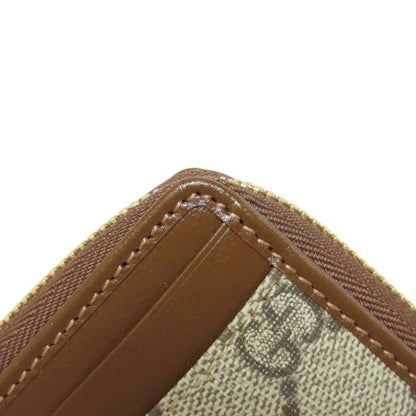 Gucci 700691 GG Supreme Card Case PVC Leather Ladies