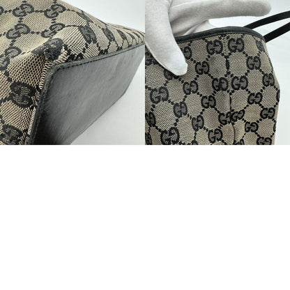 Gucci 002 1098 GG Canvas Tote Bag Brown GG Canvas Ladies Men Fashion Vintage