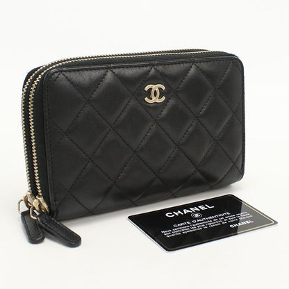 Chanel Round W Zip Wallet Long Wallet Round Zipper Lambskin 20788480 Ladies