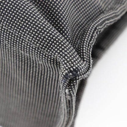 Hermes Yale Line Tote MM Nylon Canvas Gray Unisex Handbag