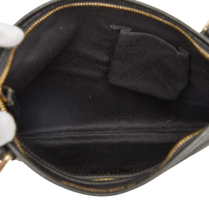 Gucci GG Canvas Crossbody Shoulder Bag 144388 Black Canvas Leather Ladies Gucci