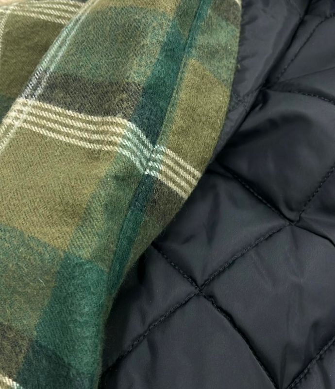 Celine Checked Oversize D Shirt Jacket Quilted Lined 2w655150r Men's Size 34 (S)