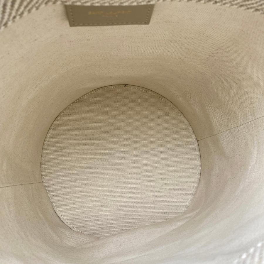 Saint Laurent Shoulder Bag Rive Gauche Bucket Bag 669299faae6 Beige Gold