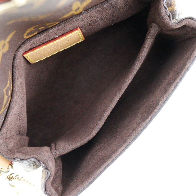 Louis Vuitton Micros Metis M81267 Monogram Canvas Brown Ladies Shoulder Bag