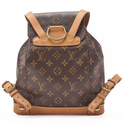 Louis Vuitton Monogram Montsourisーmm Backpack Brown (gold Hardware) Shoulder