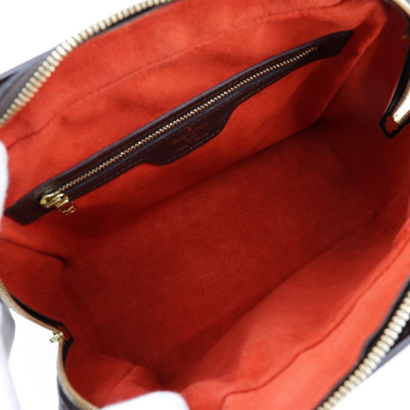 Louis Vuitton Triana N51155 Damier Canvas Brown Vi0023 Ladies Handbag