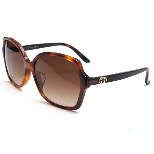 Gucci / Gucci Sunglass Es Glasses Ladies Women Plastic Dark Brown Gg3595 F S