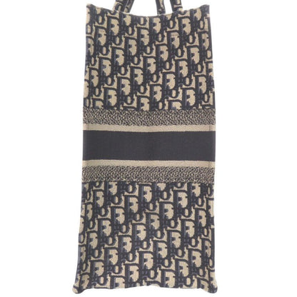 Christian Dior Book Tote Large Oblique M1286zritx Canvas Navy Tote Bag 0095