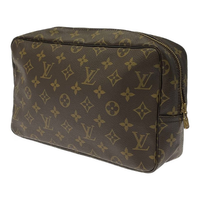 Louis Vuitton M47522 Monogram PVC Trousse Toilette 28 Brown 326427 Second Bag
