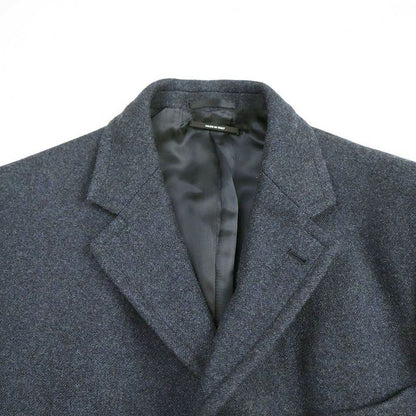 Hermes Wool Cashmere Chester Coat Pt9434 Navy 48