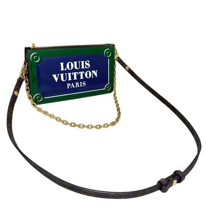 Louis Vuitton Shoulder Bag M23435 Lexington Monogram Pochette Green and Brown