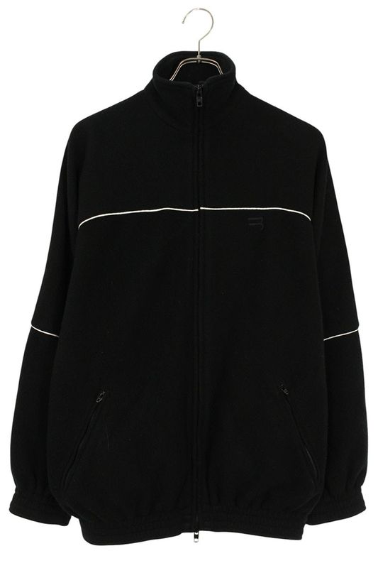 Balenciaga 643053 Tjq32 Sporty B Embroidered Fleece Jacket Blouson Men 34