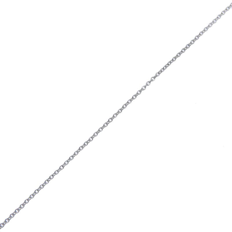 Tiffany & Co Paper Flower Large Pt950platinum × Diamond Ladies 5.3g Necklace