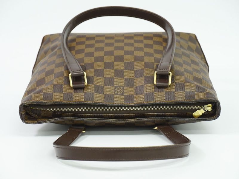 Authentic Louis Vuitton LV Cabas Piano Special Order Damier Ebène Shoulder Bag