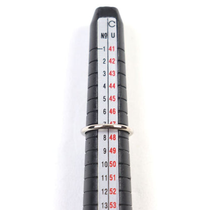 Tiffany & Co T-wire Ring 18K White Gold Accessory Ring Silver Size 7 Equivalent